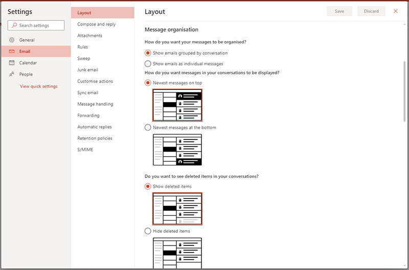 how to view shared inbox in outlook web